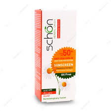 کرم محافظ آفتاب spf50 فاقد چربی بی رنگ 50ml  شون